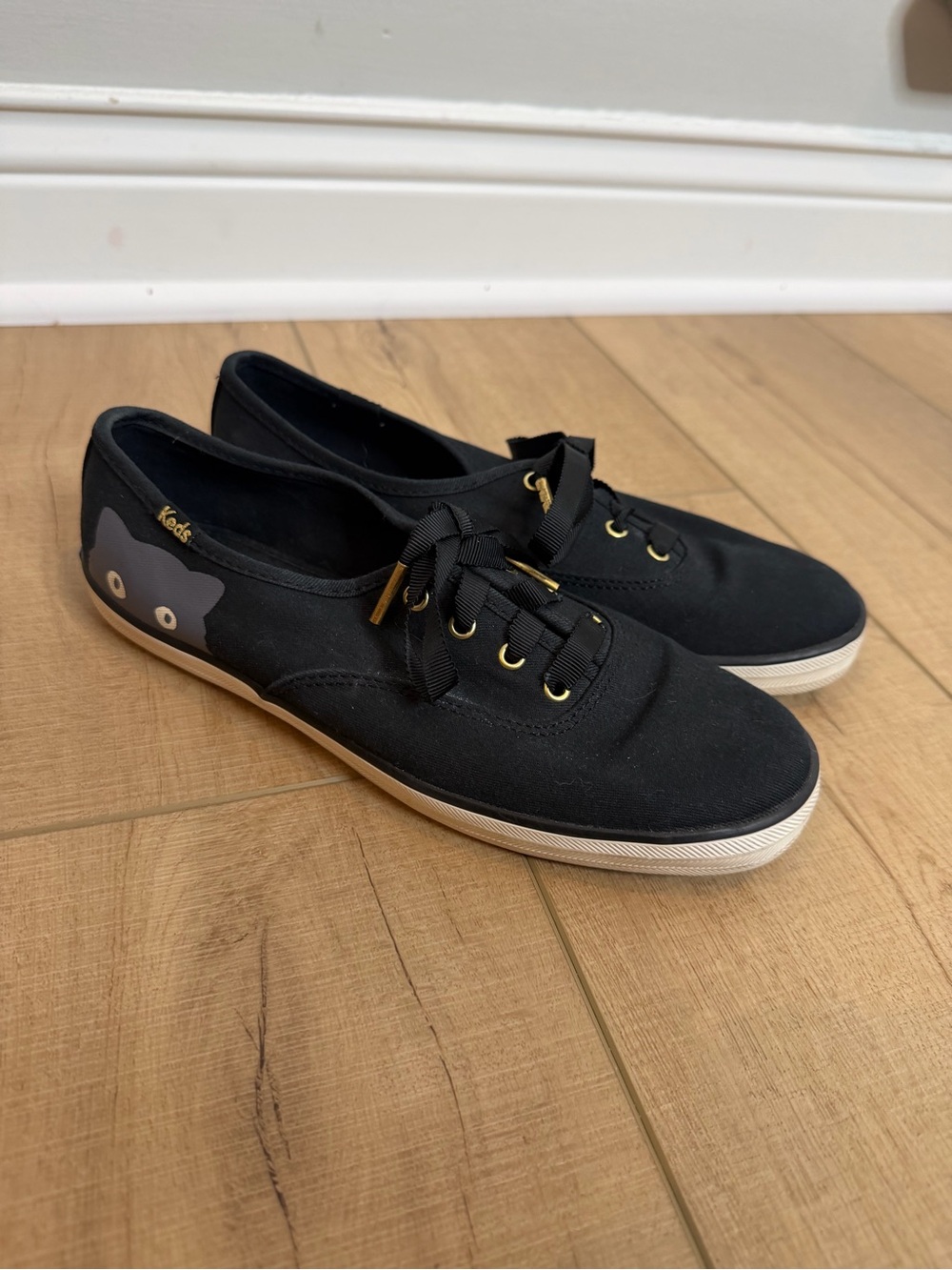 Taylor Swift x Keds Sneaky Cat 1989 Black Canvas Sneakers Shoes Women’s 7